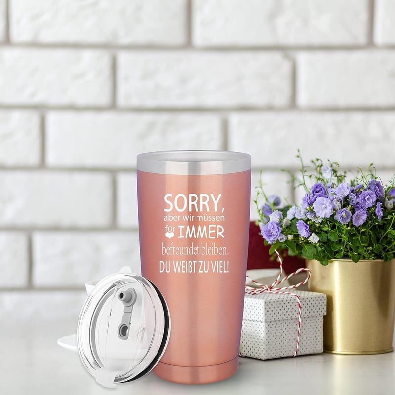 Lustiger 20oz Travel Mug für die beste Freundin als Geburtstagsgeschenk