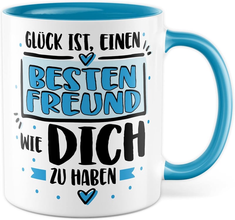 Freundschaft Tasse für Männer – Geschenkidee für den besten Freund