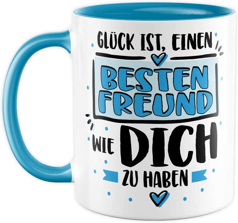 Freundschaft Tasse für Männer – Geschenkidee für den besten Freund