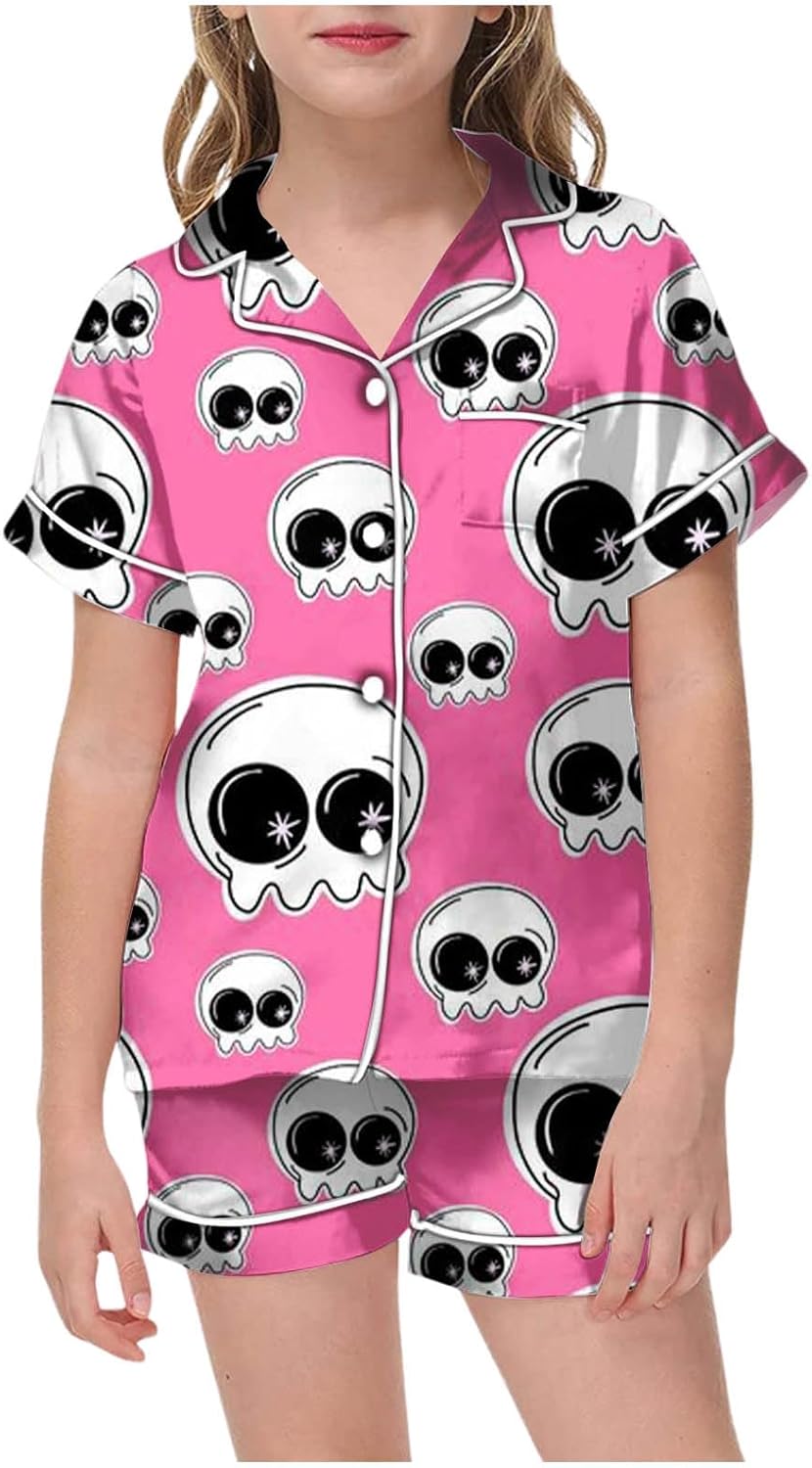Halloween Pyjama-Set für Kinder mit Druck und Taschen