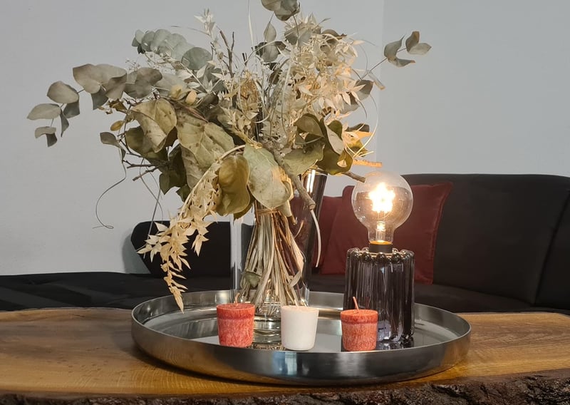 Duftkerzen Geschenkset – 10 Stearinkerzen in hell-Orange für Aromatherapie