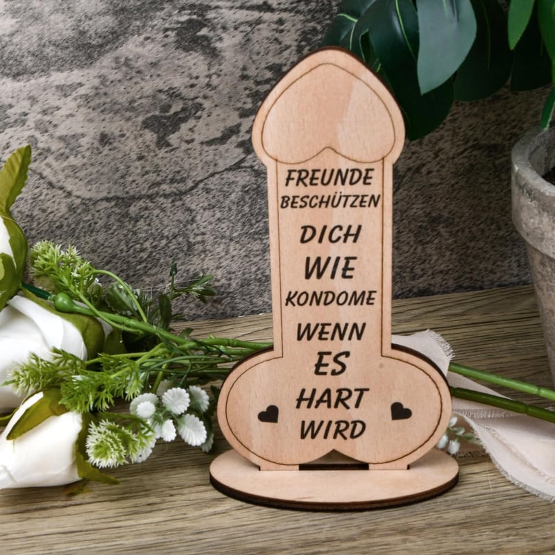 Personalisierte Holz Gästebuch für beste Freundinnen zum Geburtstag