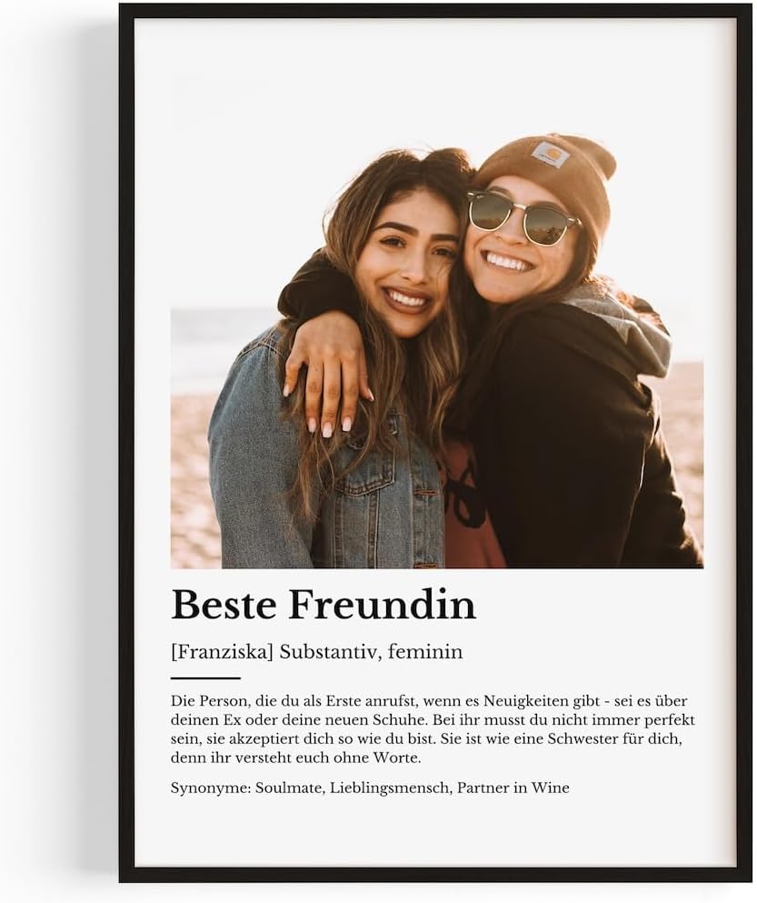 Personalisierte Geburtstagsgeschenke für beste Freundinnen