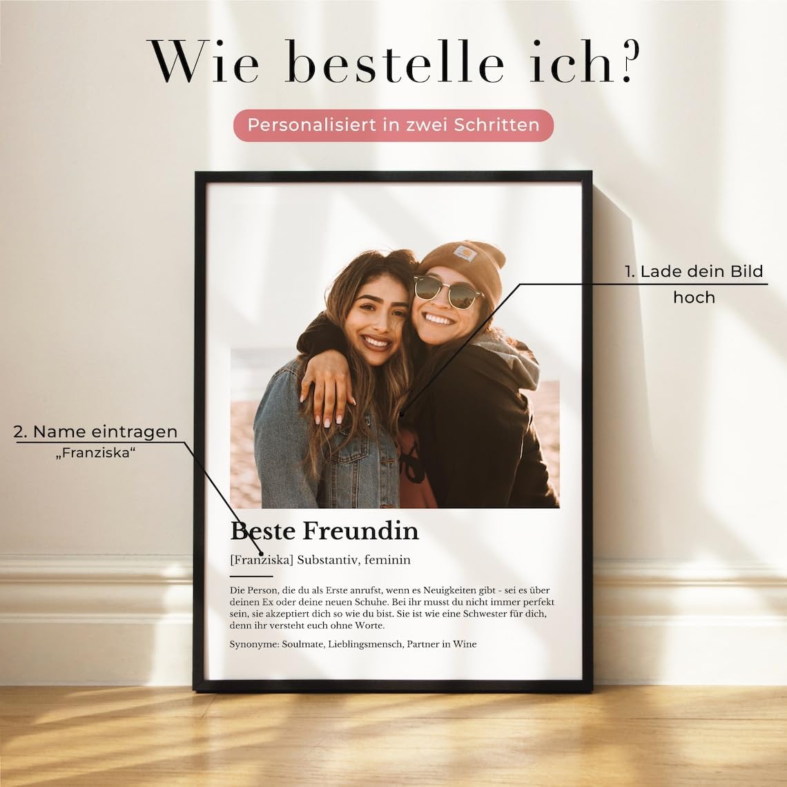 Personalisierte Geburtstagsgeschenke für beste Freundinnen