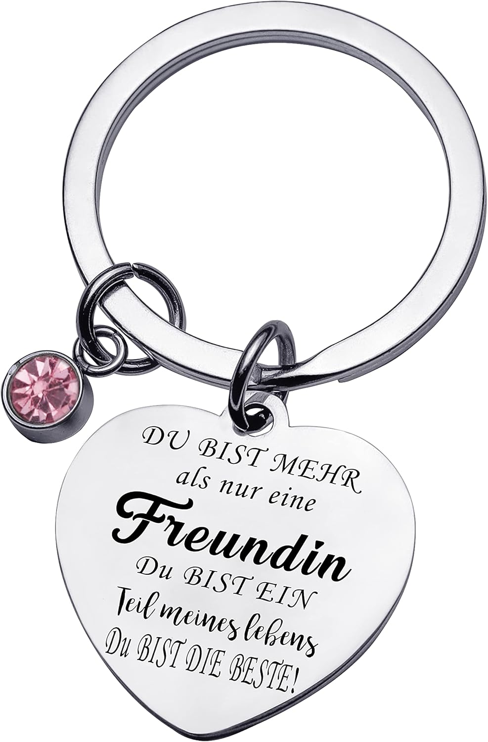 Schlüsselanhänger mit Gravur für beste Freundinnen – Geburtstagsgeschenk