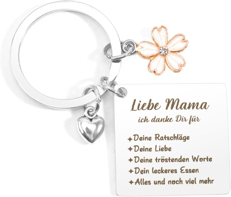 Muttertagsgeschenk: Schlüsselanhänger für Mama und werdende Mütter