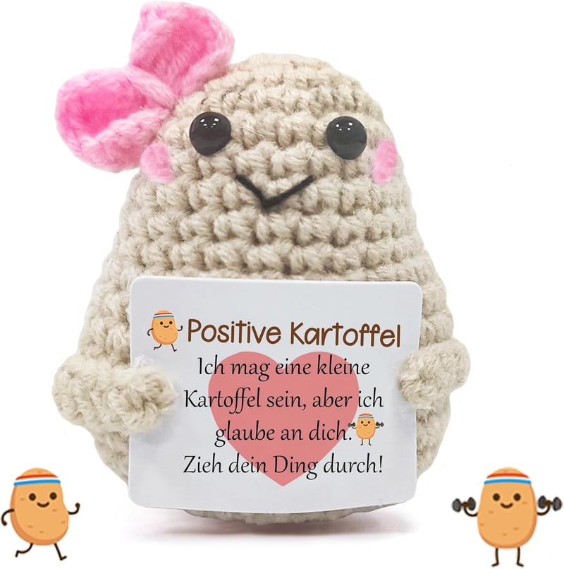 Glücksbringer Kartoffel-Pocket-Hug für beste Freundinnen