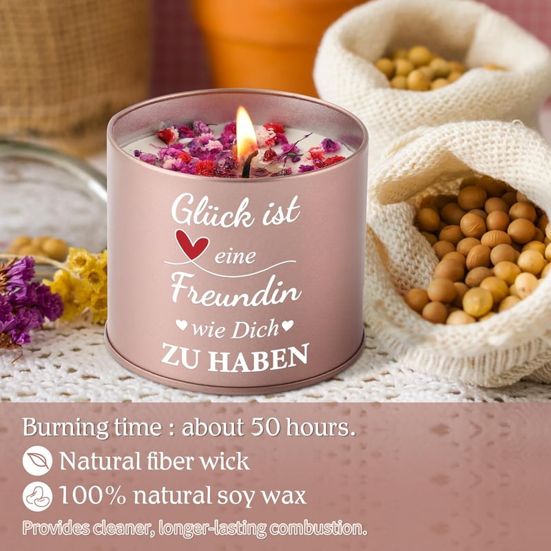 Geschenkset Kerzenhalter für Frauen – Geburtstag & Jahrestag