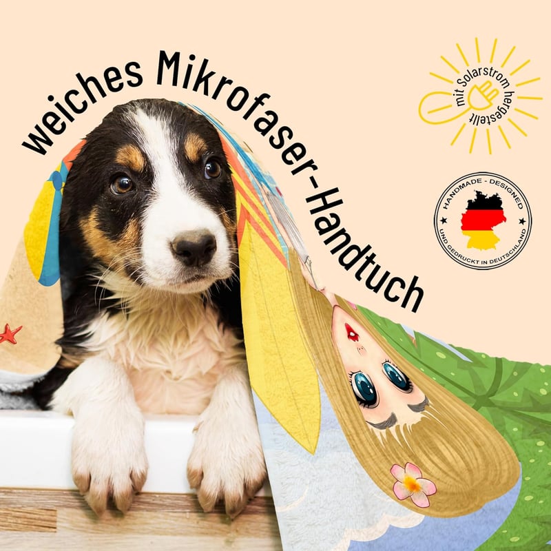 Personalisierte Handtücher für beste Freundinnen – 100 x 50 cm