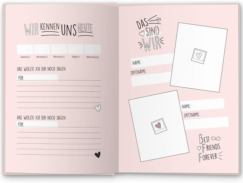 Bucket List Buch für Beste Freundinnen – Perfektes BFF Geschenk