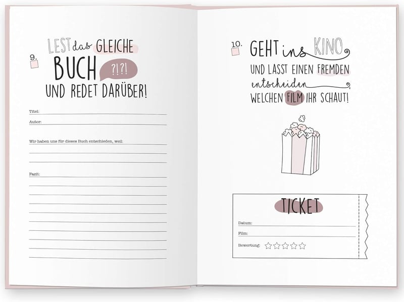 Bucket List Buch für Beste Freundinnen – Perfektes BFF Geschenk