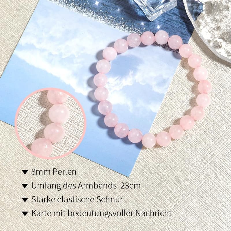 Perlenarmband für beste Freundin – Mutmacher-Geburtstagsgeschenk
