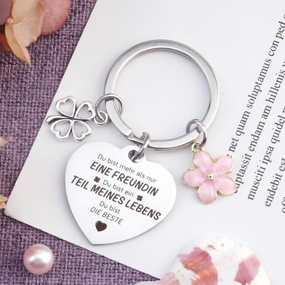 Freundschaftsgeschenk für Frauen – Schlüsselanhänger für Beste Freundin