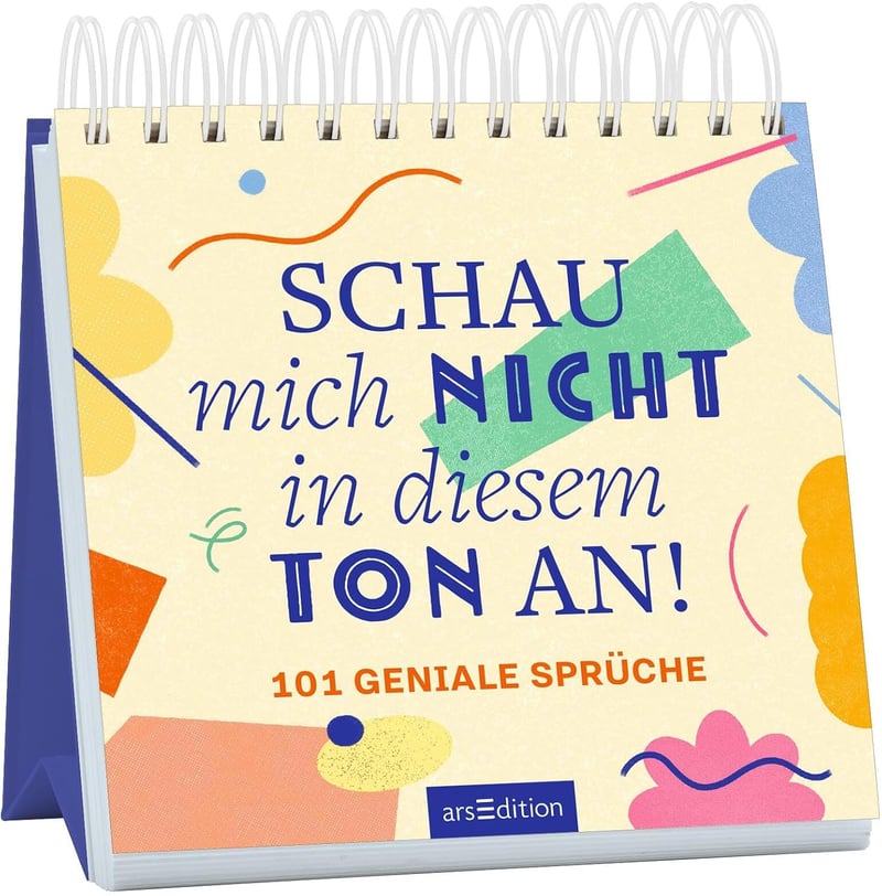 Freches Aufstellbuch mit 101 empowernden Sprüchen für Frauen