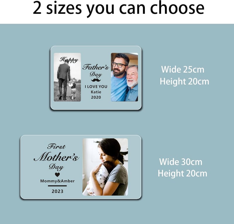 Personalisierte Foto-Plakette für beste Freunde und Seelenschwestern