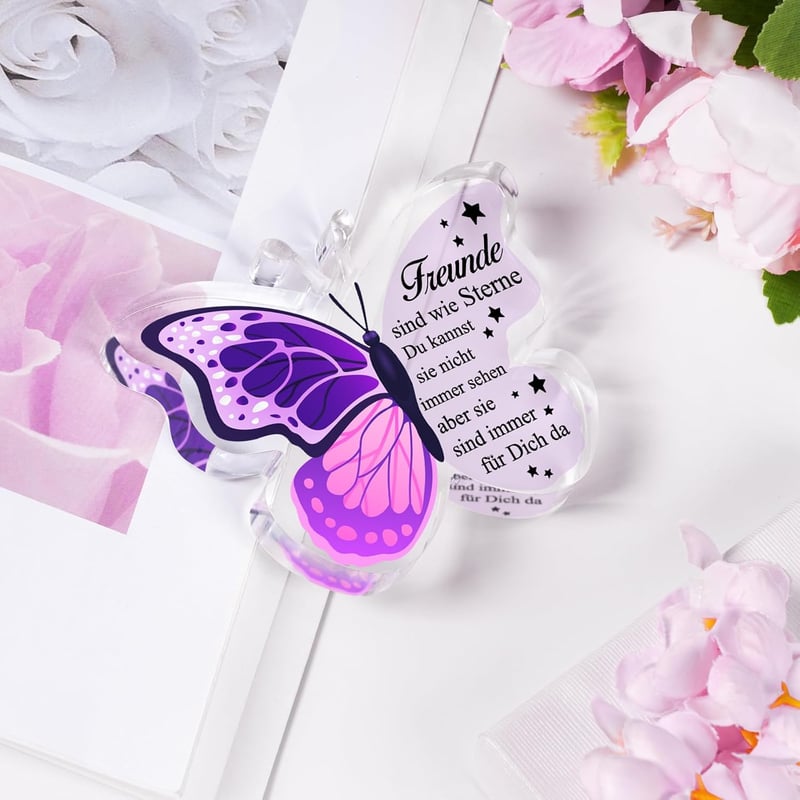 Geschenk für Beste Freundin - Acryl-Plakette zum Geburtstag