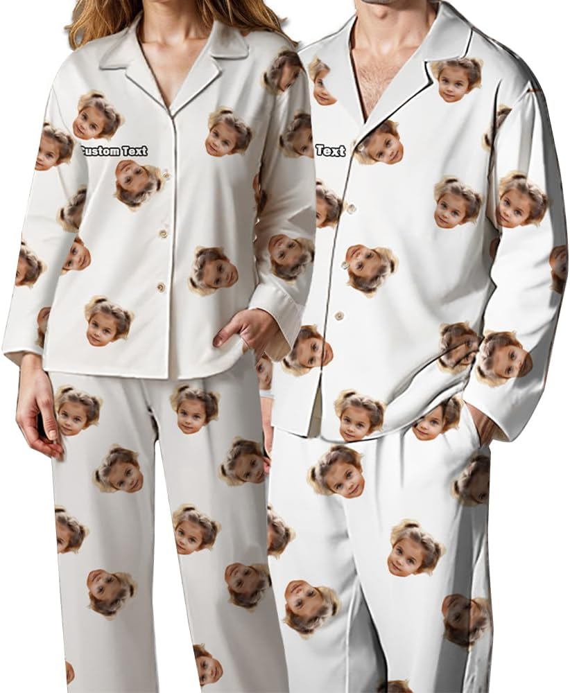 Personalisierter Foto-Pyjama für Männer und Frauen