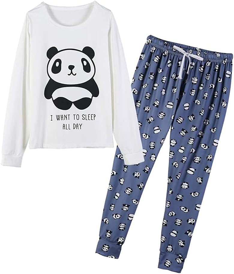 Damen Zweiteiliges Langarm Pyjama Set für gemütliche Nächte