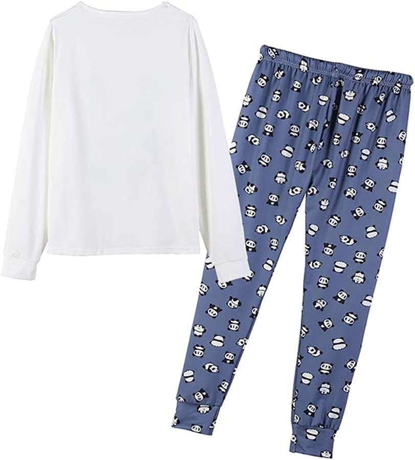 Damen Zweiteiliges Langarm Pyjama Set für gemütliche Nächte