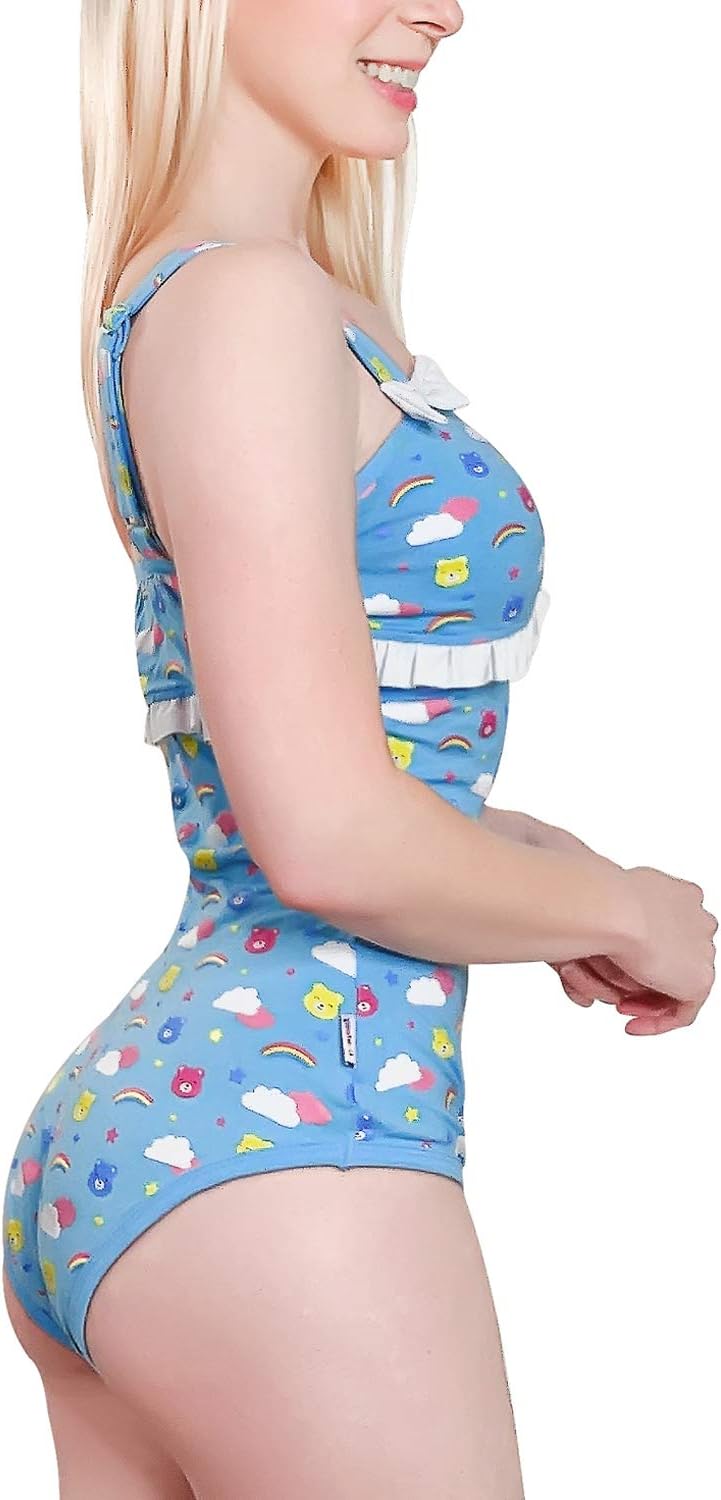 Baumwollstrampler für Kinder – Usagi Moon/Teddy Motive
