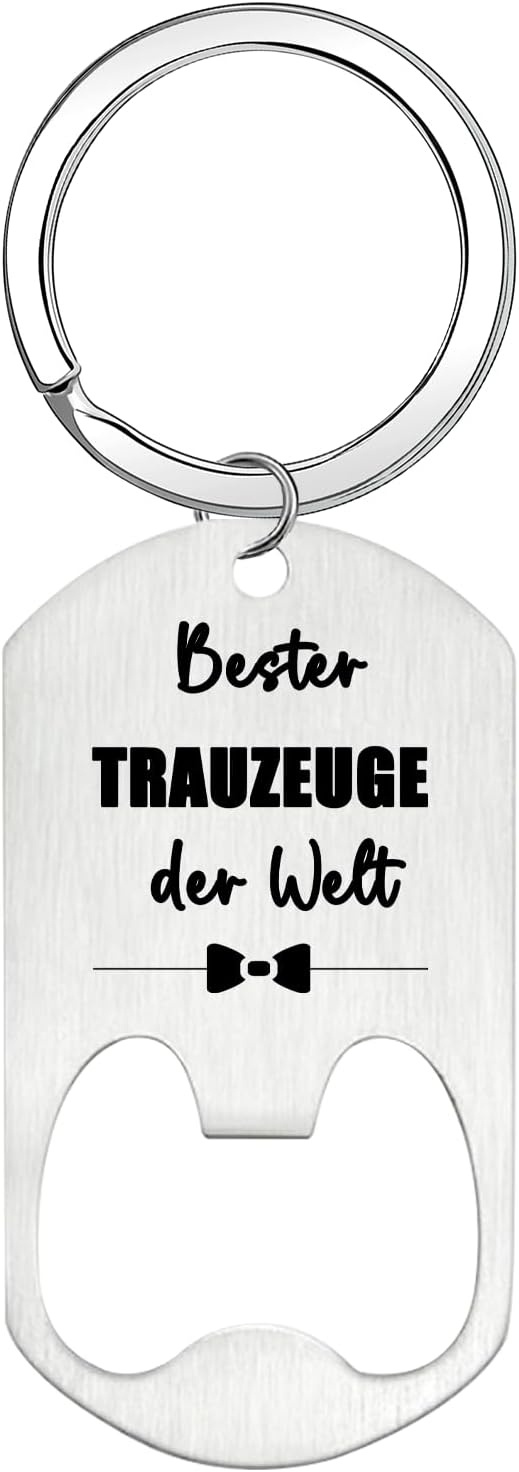 Trauzeugen Geschenk: UTEFIF Schlüsselanhänger für Männer