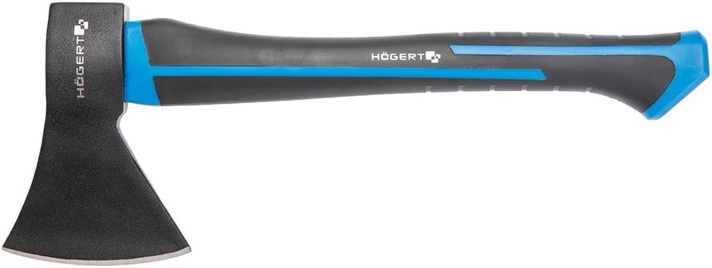 Universalaxt mit Glasfaserstiel, rutschfester Griff, 600g