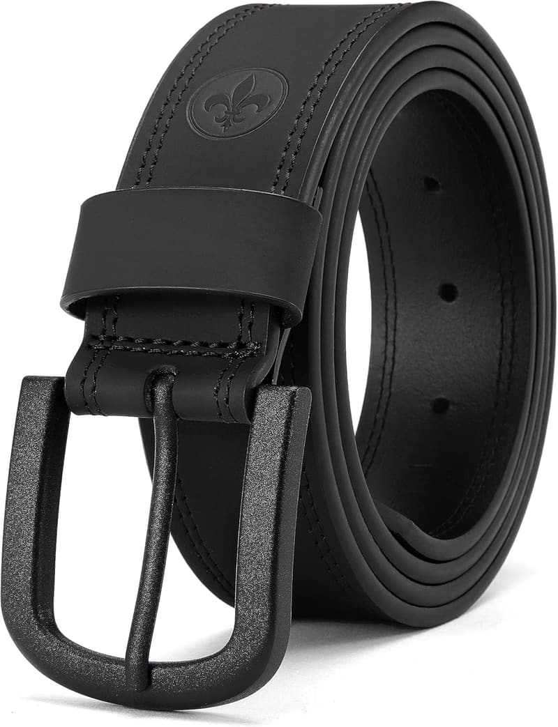 CHAOREN Arbeitsgürtel aus Leder für Herren Schwarz und Braun, 38mm