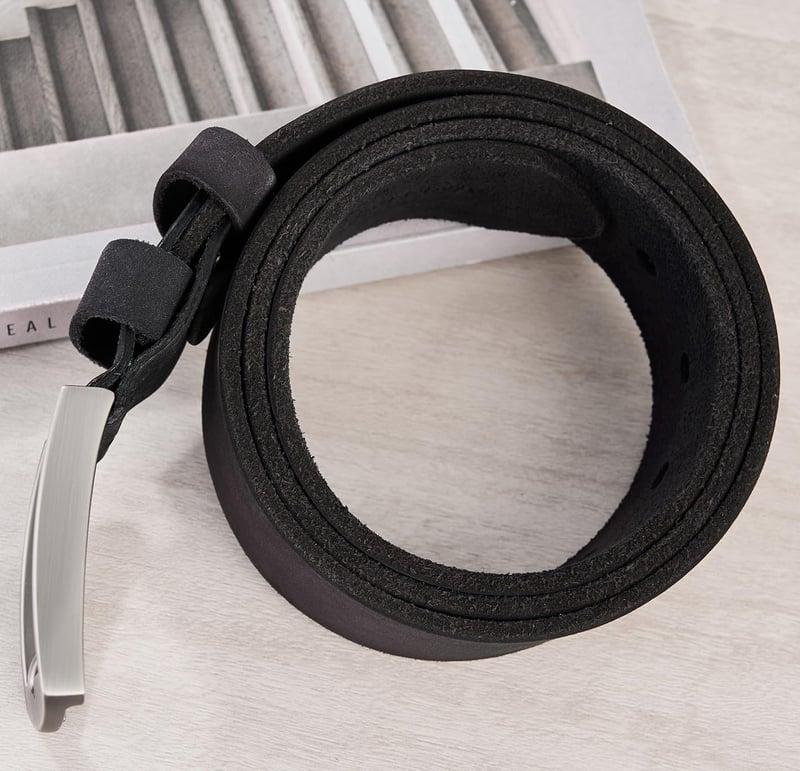 Herren Ledergürtel aus echtem Vollleder 3,8 cm breit mit Geschenkbox