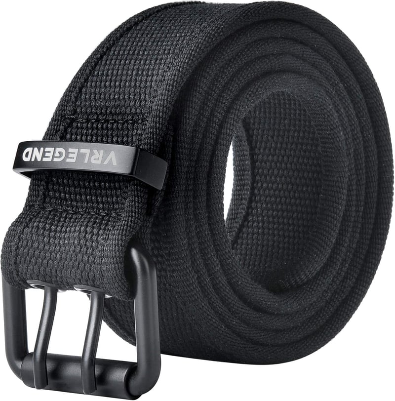 Herren Canvas Gürtel 120-180cm - Robuster Jeansstoff für Outdoor