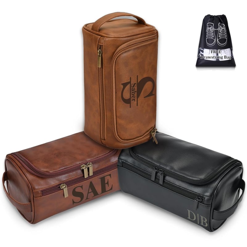 Personalisierte Kulturtasche für Männer mit individueller Gravur