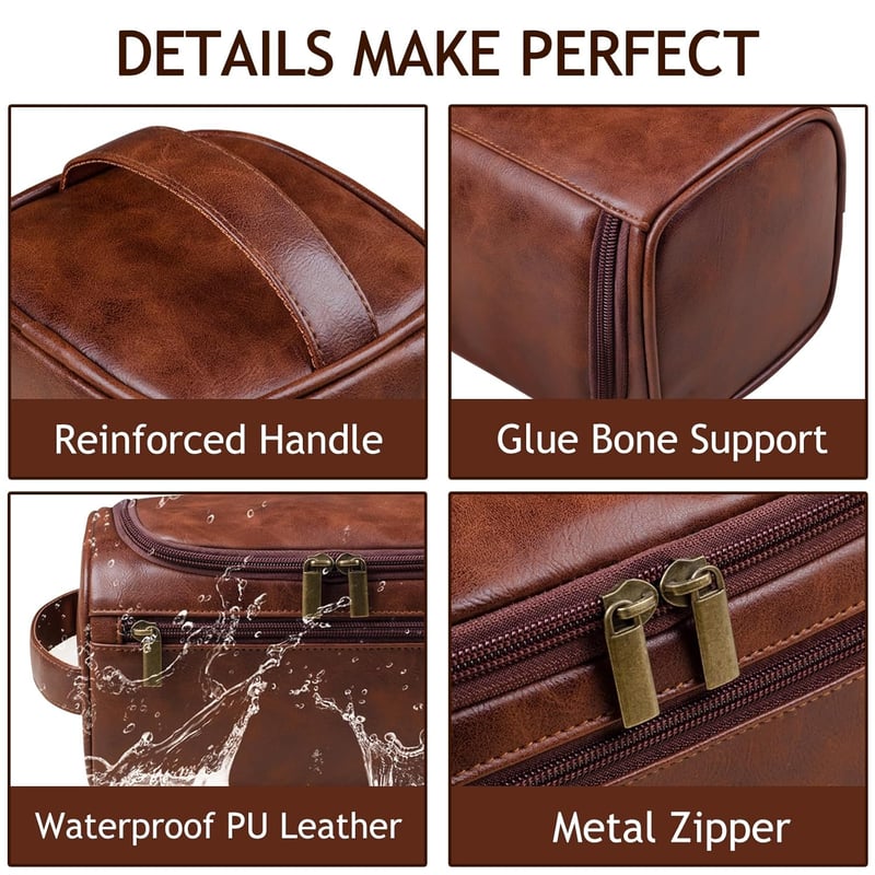 Personalisierte Kulturtasche für Männer mit individueller Gravur