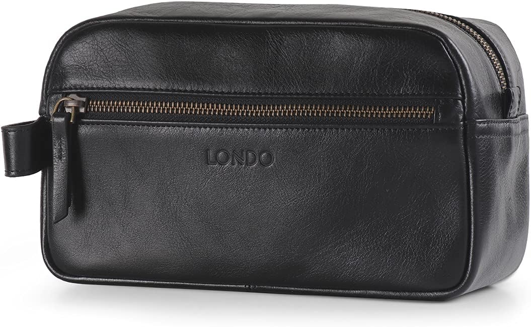 Londo Unisex Echtleder Reisetasche und Kulturtasche