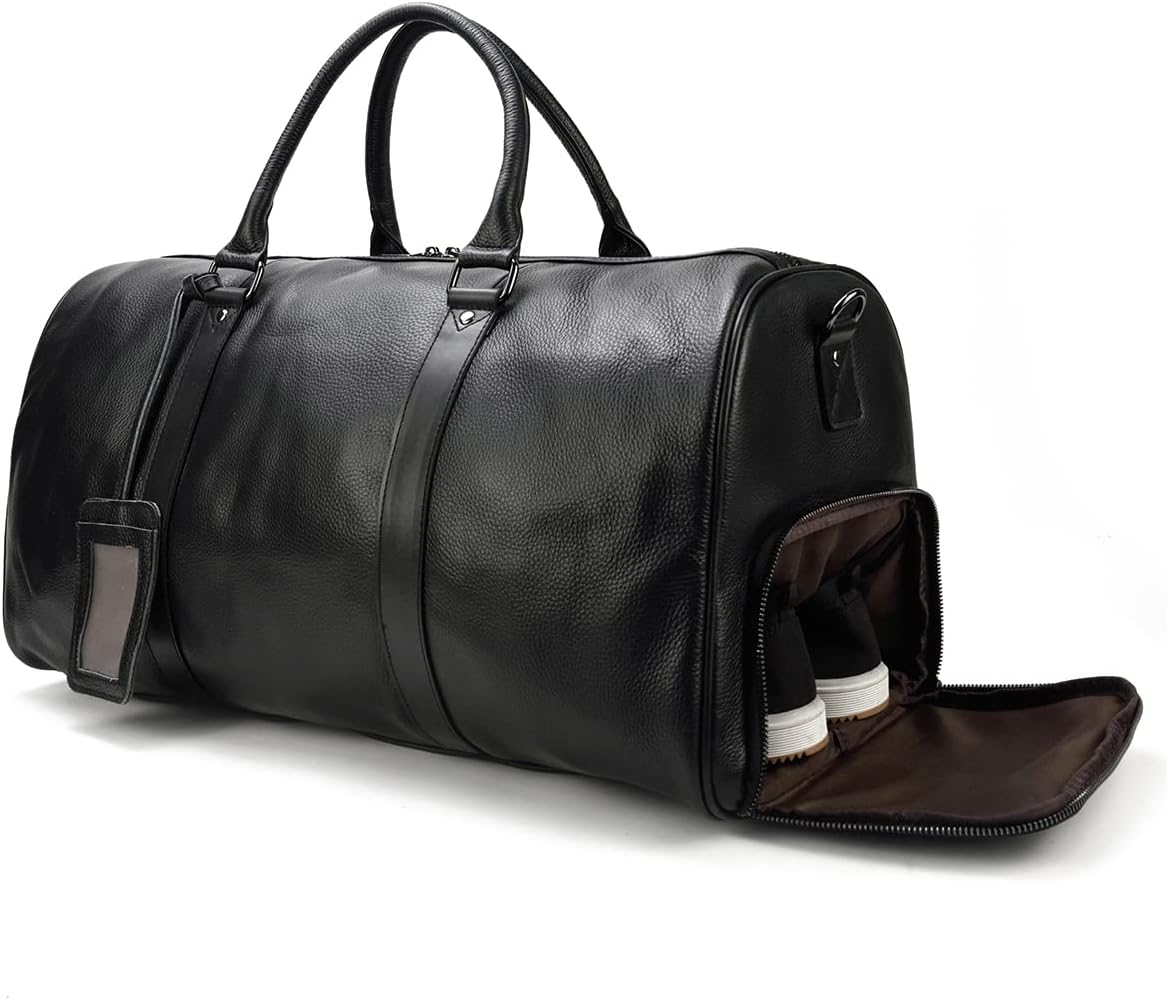 Echtleder Weekender Tasche für Herren - große Kapazität, unisex