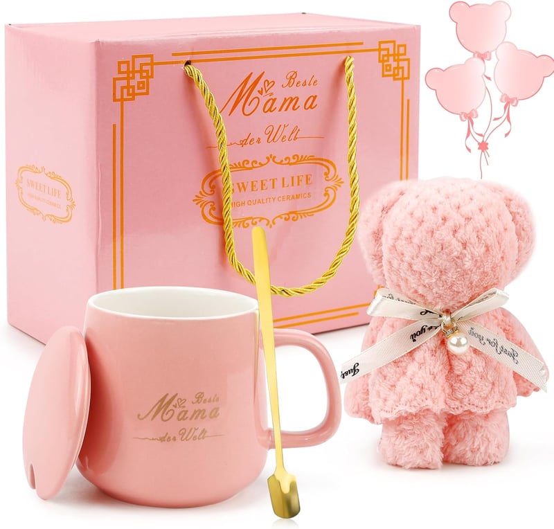 Muttertagsgeschenk: Edles Tassen-Set