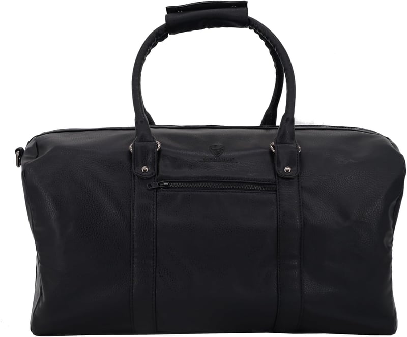 Handgemachte Reisetasche Lothar aus Kunstleder für Wochenendreisen