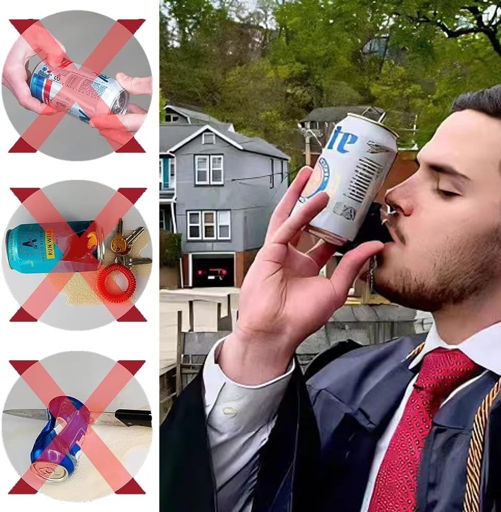 Bier Schrotflintenöffner im Set – Praktisches Trinktool für Partys