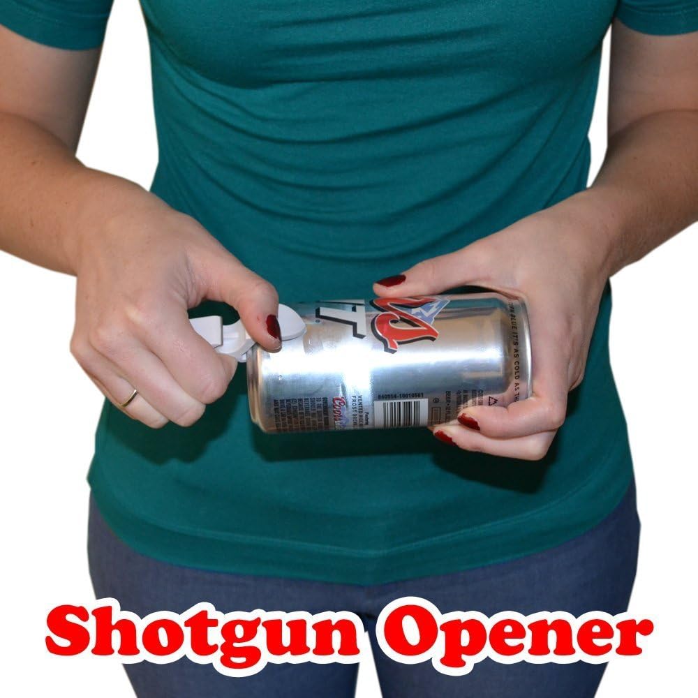 GoPong Bier-Schrotflintenöffner Schlüsselanhänger, 10er Set, Partygeschenk