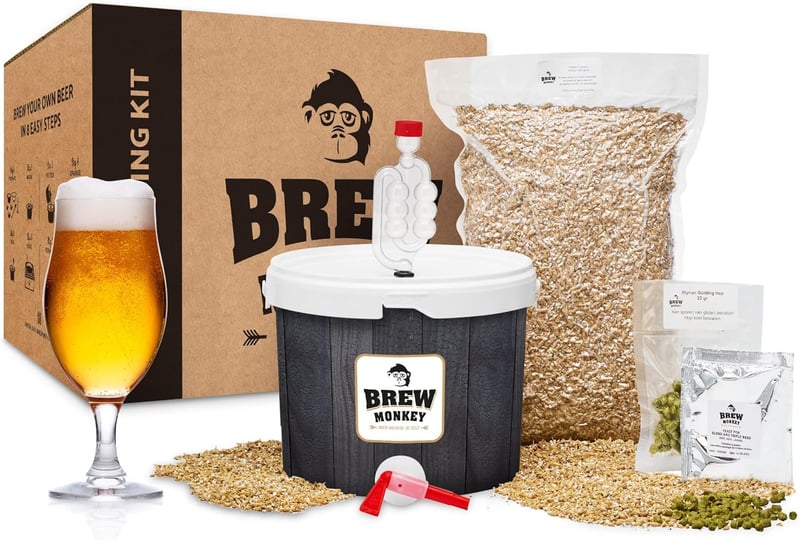 Bierbrauset Helles 5 Liter | Brew Monkey® | Geschenk für Männer