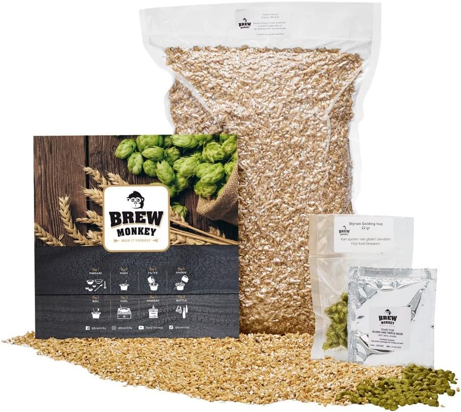 Bierbrauset Helles 5 Liter | Brew Monkey® | Geschenk für Männer