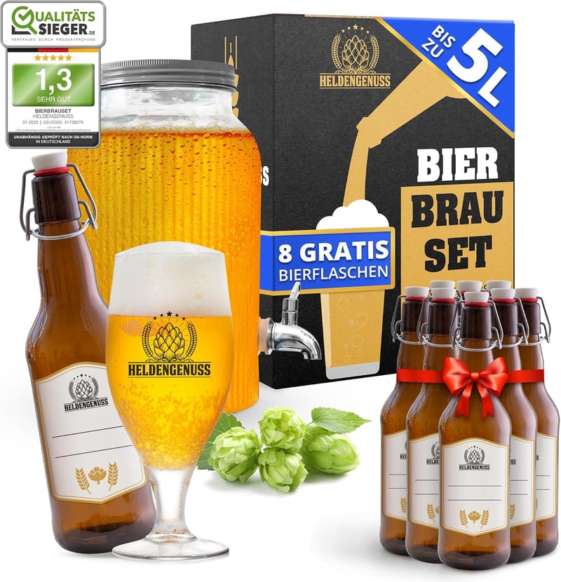 Bierbrauset für Männer - 5L Pils mit Videoanleitung