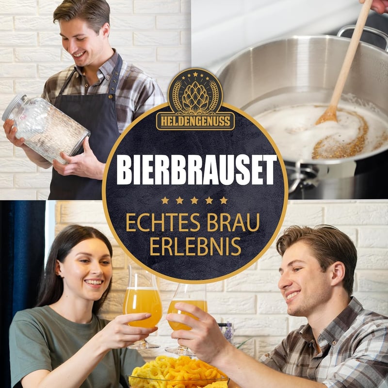 Bierbrauset für Männer - 5L Pils mit Videoanleitung