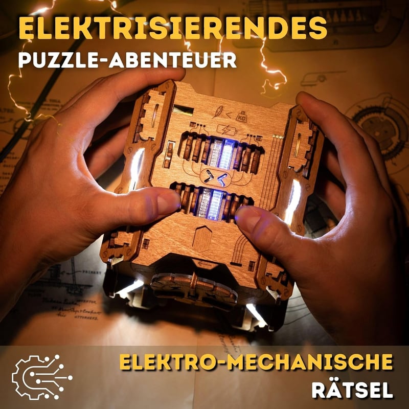 Tesla Rätselbox - Elektronisches Escape Room Puzzle für Erwachsene