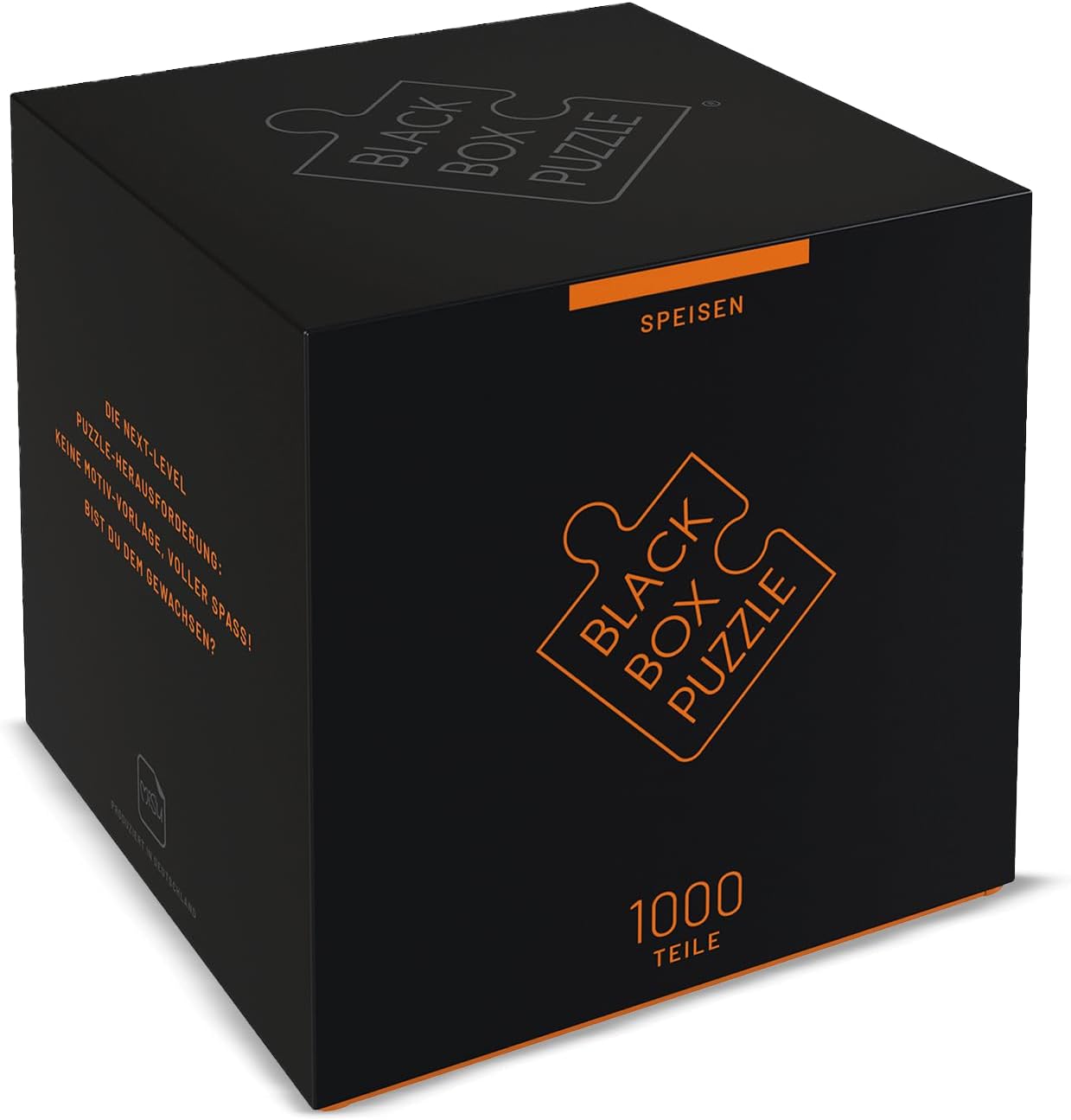 Misu Black Box Puzzle 1000 Teile – Schwieriges Puzzle ohne Vorlage für 14+ Jahre