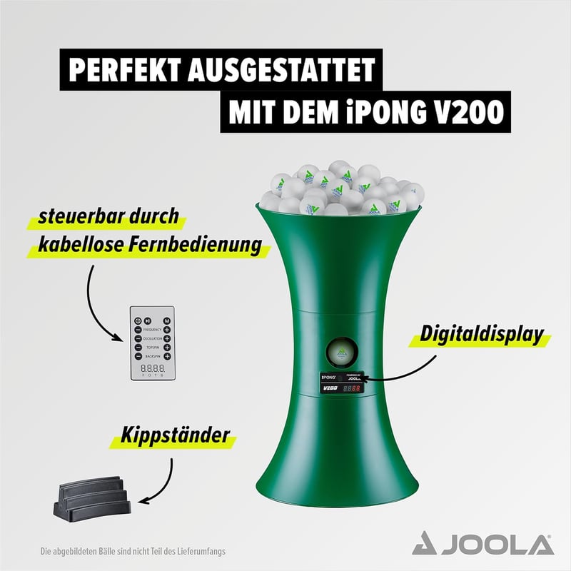 Tischtennistrainer iPong V300 für 40+ mm Bälle