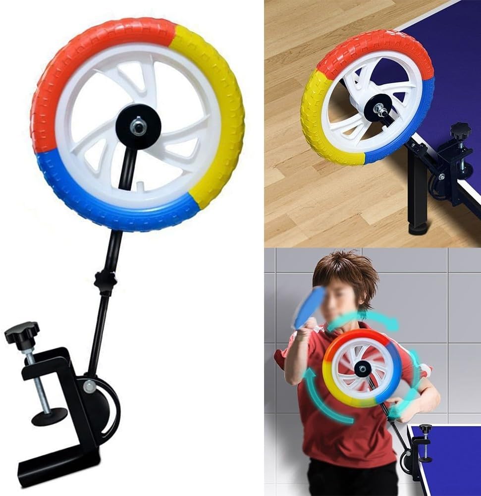 Tischtennis-Trainer für individuelles Training, verstellbar in Länge und Winkel