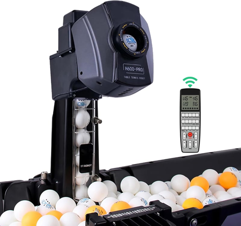 Tischtennis Roboter für Einzeltraining mit automatischem Ballnetz