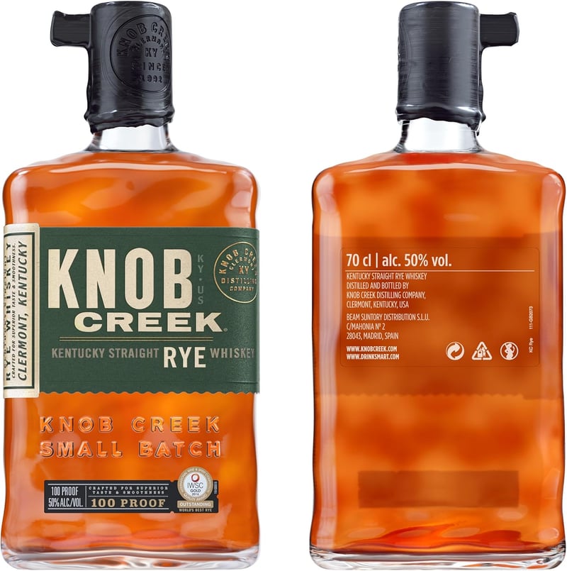 Knob Creek Rye Whisky 50% Vol | 700ml | Intensiv und würzig