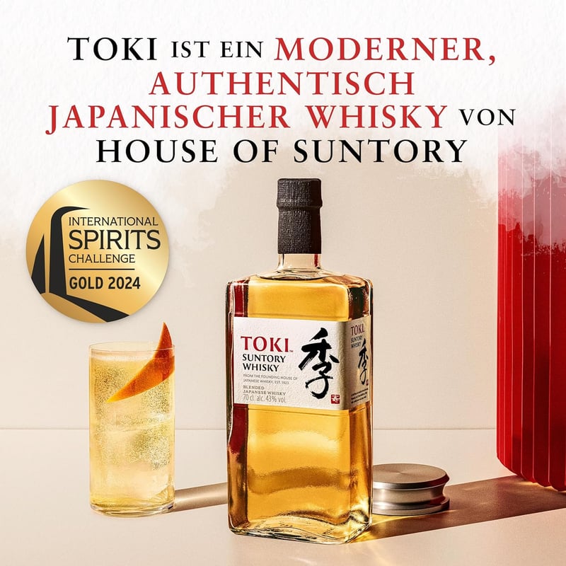 Suntory Toki Whisky | japanischer Blended Whisky | 43% Vol | 700 ml
