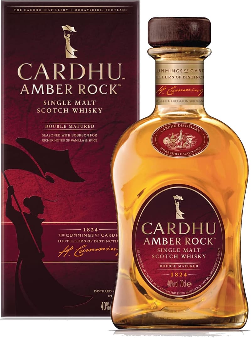 Cardhu Amber Rock Single Malt Whisky - handgefertigt, 700ml Geschenkverpackung