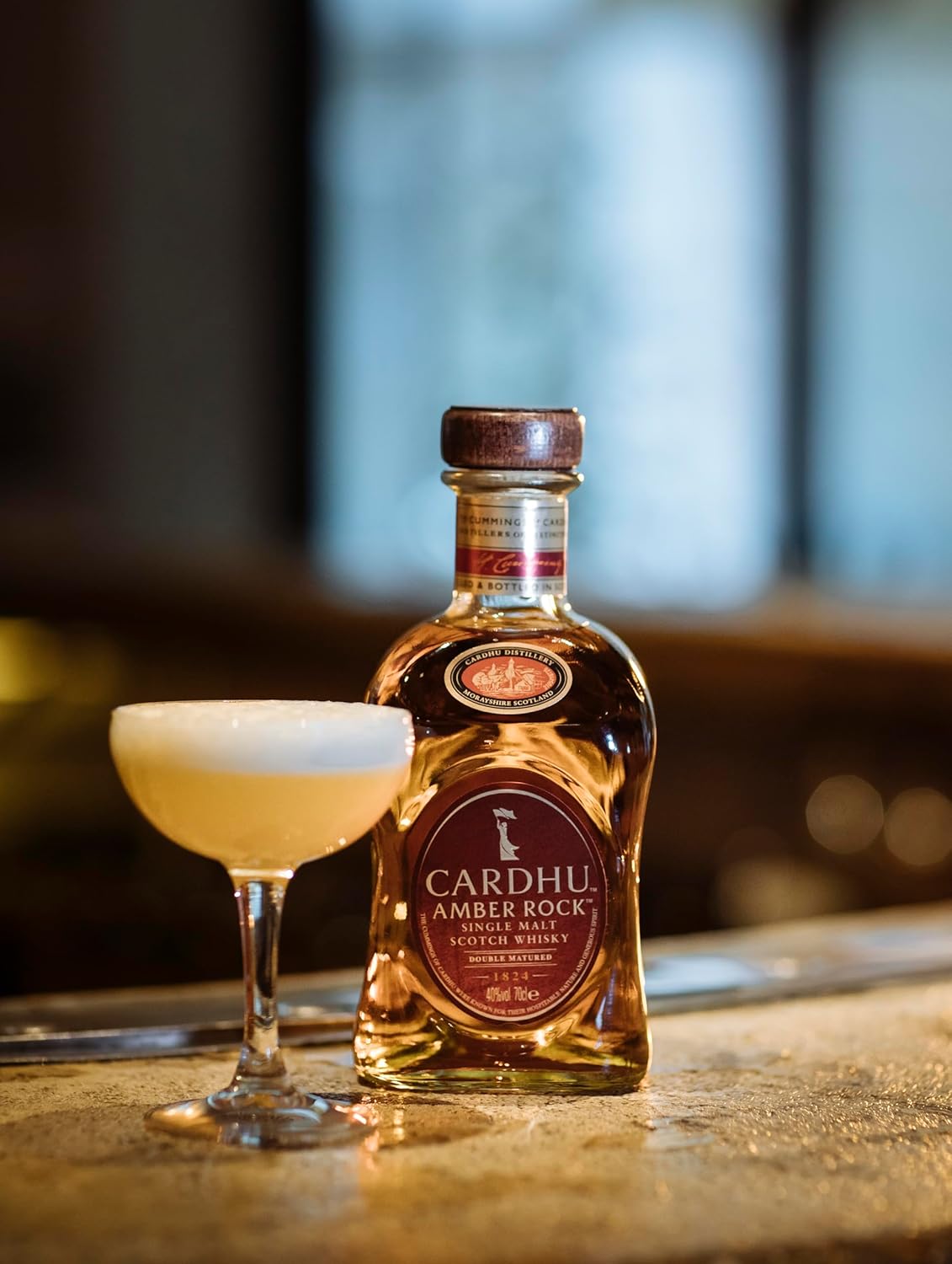 Cardhu Amber Rock Single Malt Whisky - handgefertigt, 700ml Geschenkverpackung
